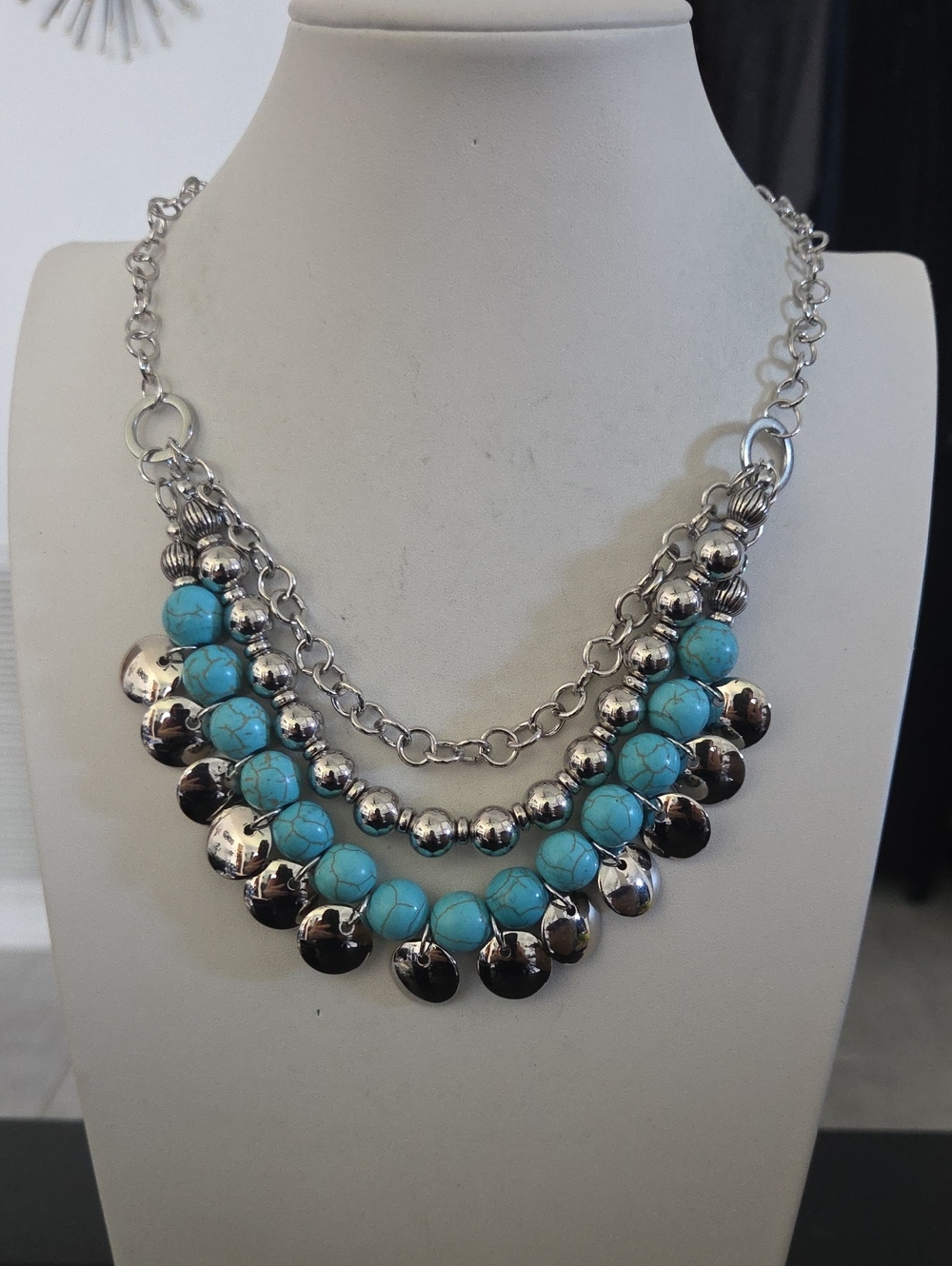 Paparazzi Leave Her Wild Blue Necklace NWT